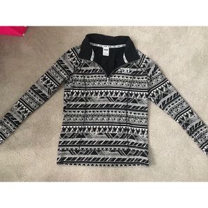 PINK Aztec half zip